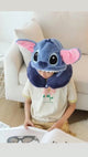 Stitch Travel Pillow With Hoodie