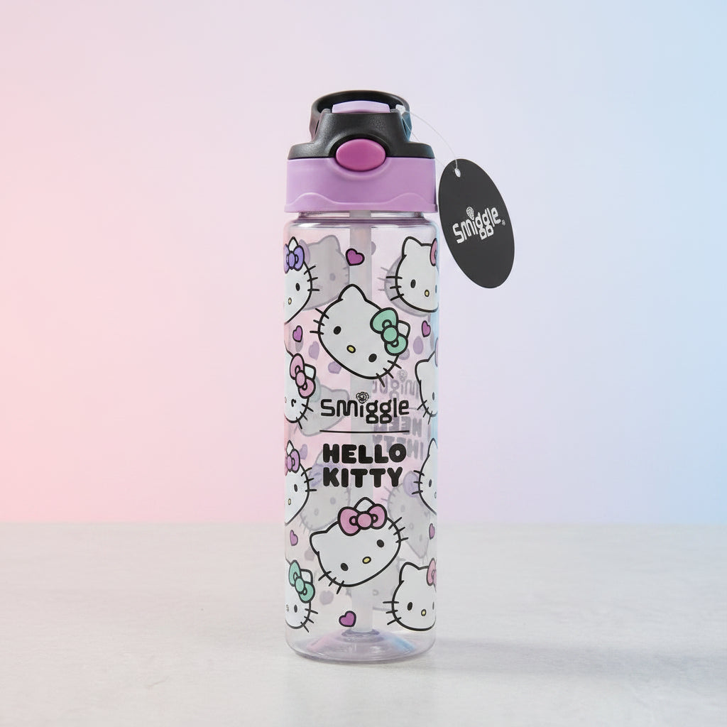 Smiggles 650ml Hello Kitty Water Bottle