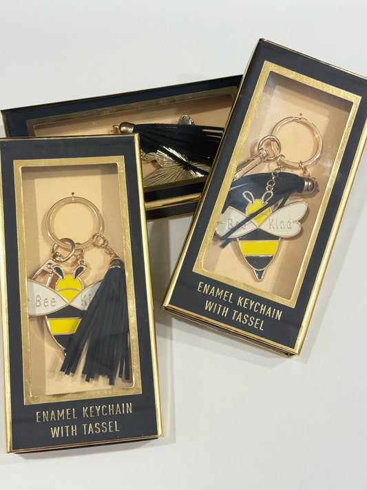 Honey Bee Keychain