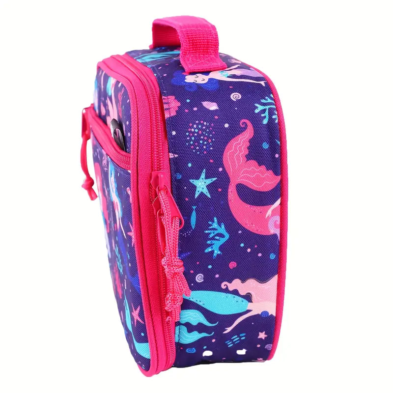 Amazon Moriox Purple Mermaid Insulated Lunch Bag