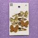 Gold Butterfly Hair Clips – 4 Piece Set