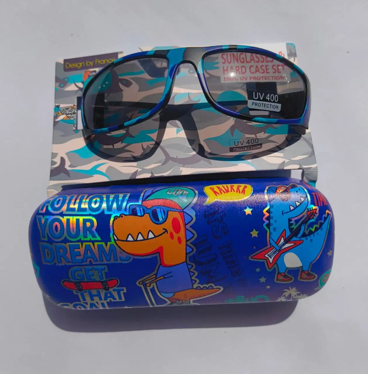 Vest Dinosaur Sunglasses with Case