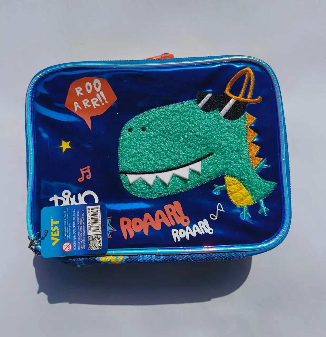 Vest Dinosaur Insulated Lunch Bag