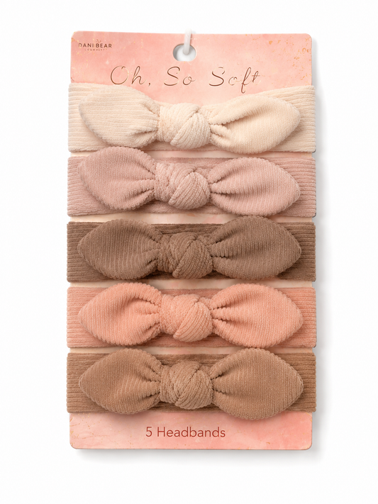 Curls & Pearls US Set of 5 Headbands