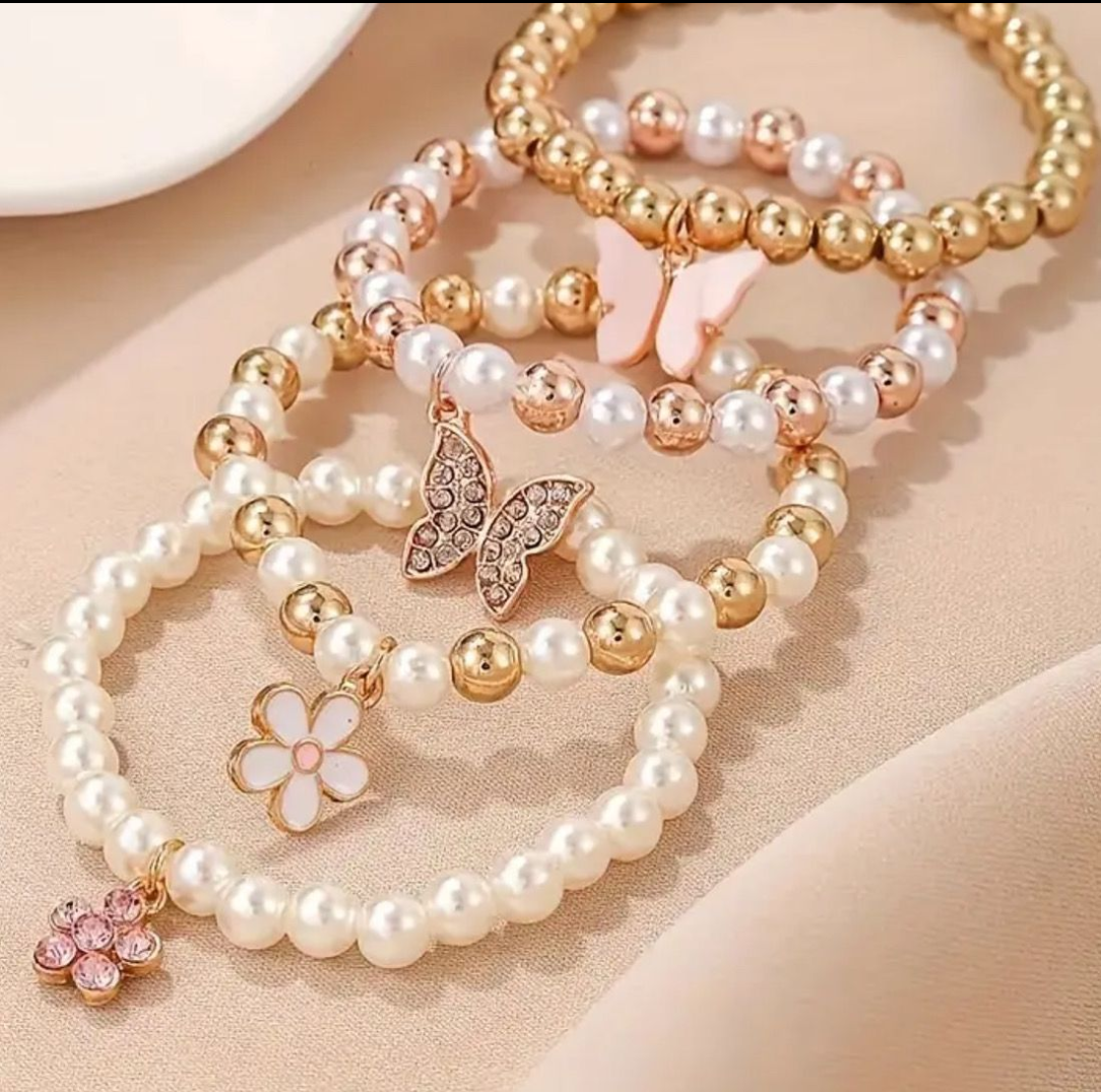 Shein Charm Bracelets Set