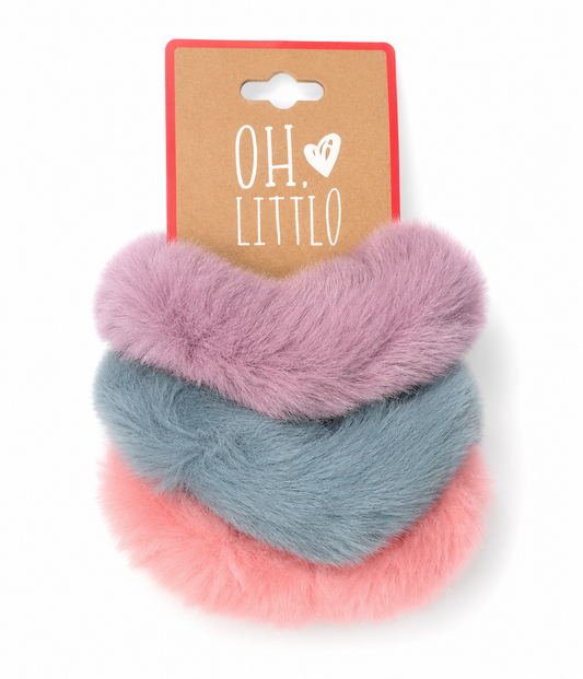 Oh Hello Fluffy Fur Scrunchies