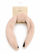 Natasha Pink Faux Fur Headband