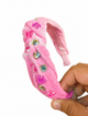 Pink Bedazzled Formal Headband