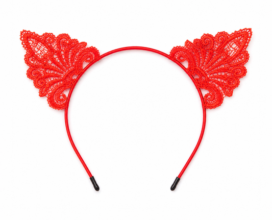 Crochet Cat Ear Headband