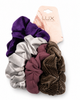Lux Set of 4 Royal Scrunchies