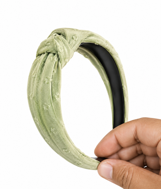 Green Earthy Soft Cloth Headband
