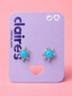 Claire's Tortoise Blue Studs