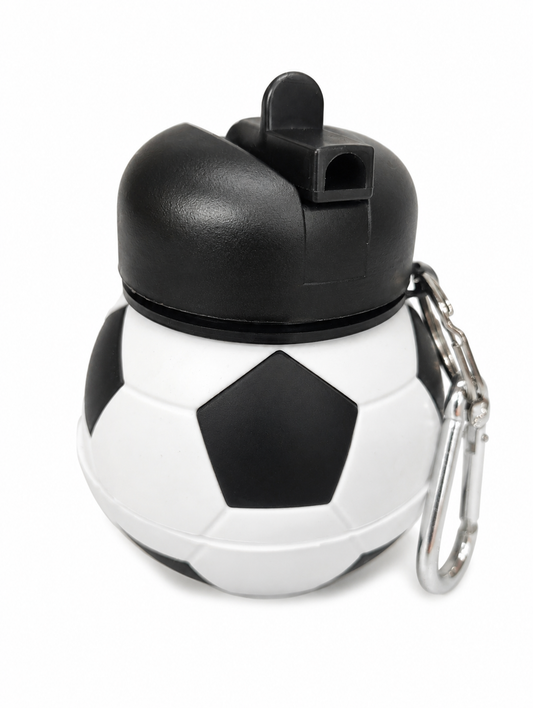 Soft Expandable Football Water Bottle