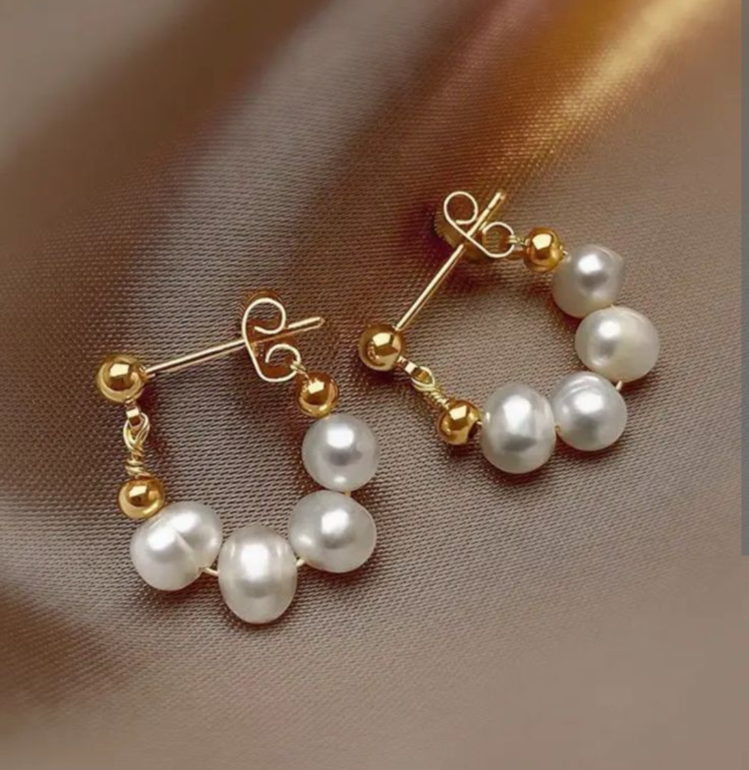 Shein Pearl Earrings