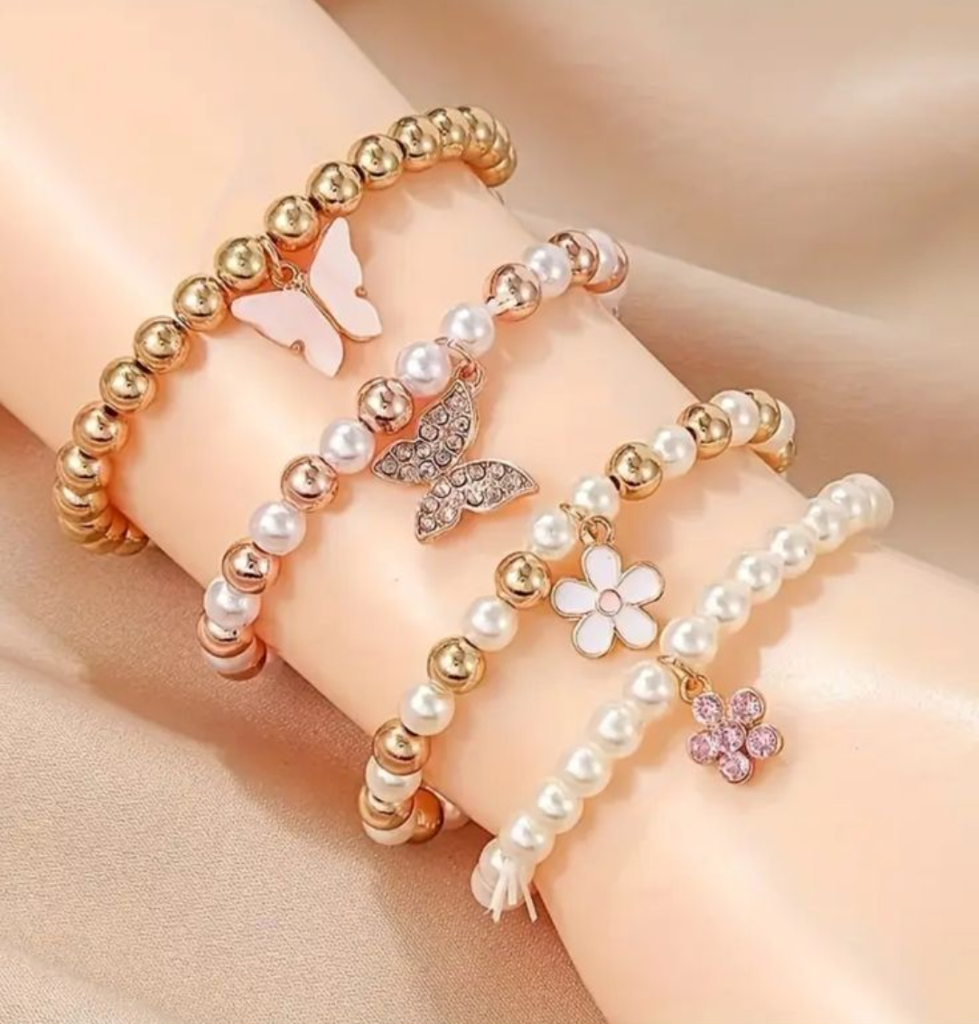 Shein Charm Bracelets Set