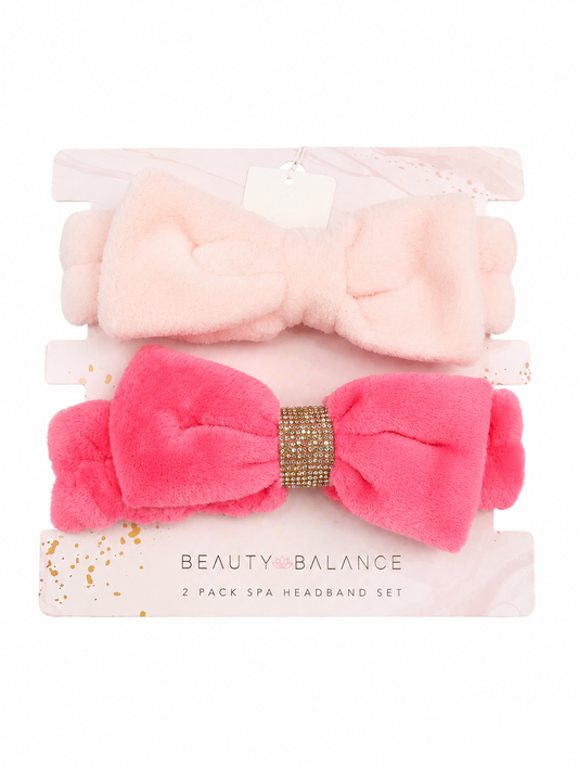 Beauty Balance Pack of 2 Spa headbands